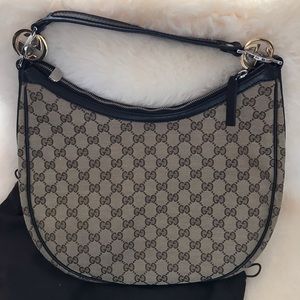 Gucci Monogram Medium GG Twins Hobo